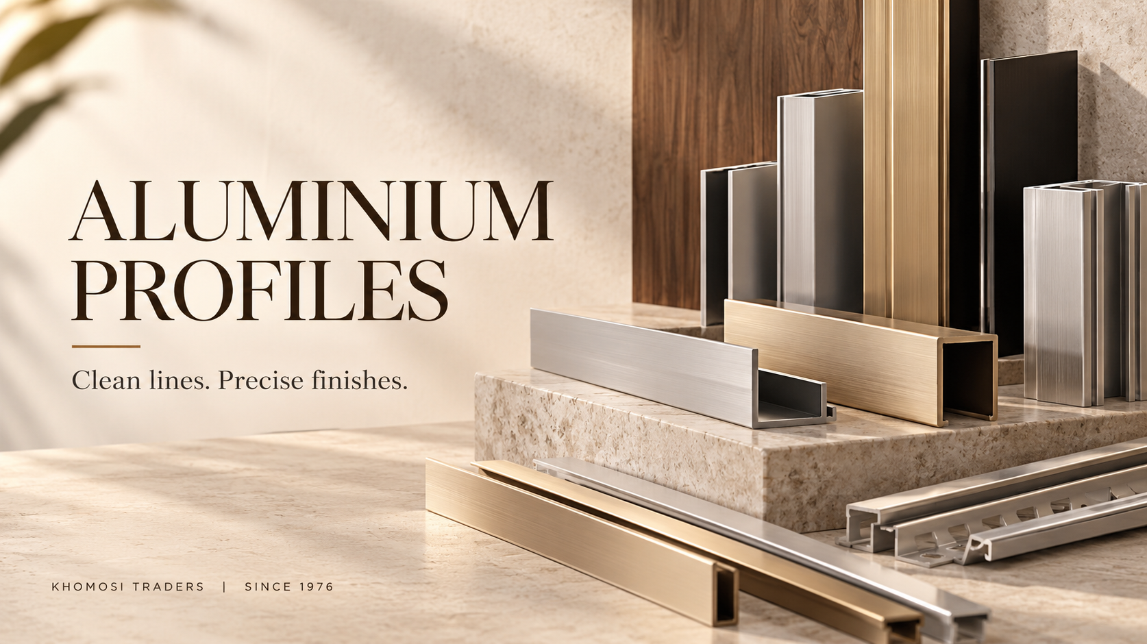 Premium Aluminium Profiles Display